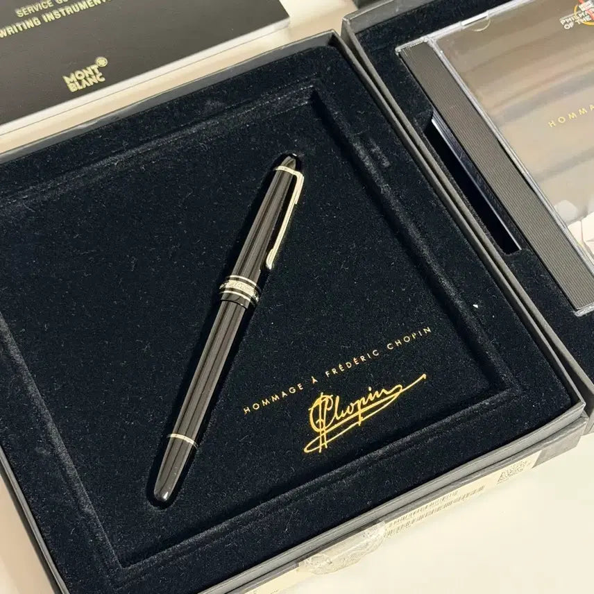 [BUNJANG] Montblanc Chopin Edition Meisterstück Platinum Ballpoint Pen 14K F Nib / 몽블랑 쇼팽 에디션 만년필 풀박스(정품 잉크 포함)