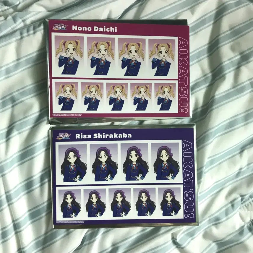 [BUNJANG] Aikatsu! Aikatsu Stars! Akazene 10th Anniversary Nono &amp; Lisa Proof Photos / 아이카츠 아이엠스타 아카제네 10주년 노노 리사 증명사진 일판 고전문구