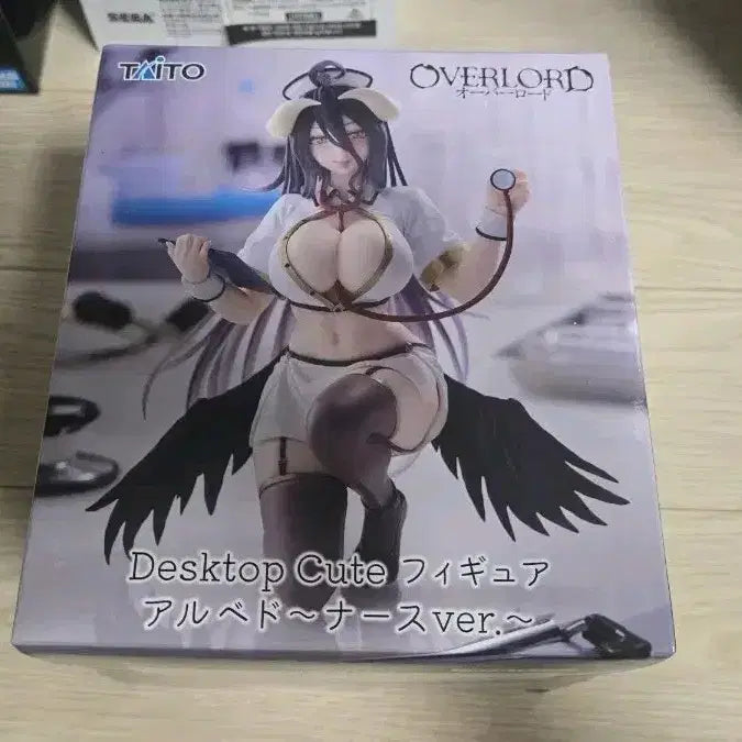 [BUNJANG] Overlord Albedo Nurse Ver. Desktop Figure (Sealed) / 미개봉 오버로드 알베도 데스크톱 큐트 피규어 (간호사ver.)