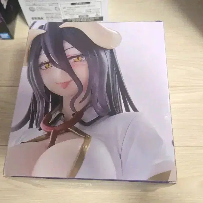 [BUNJANG] Overlord Albedo Nurse Ver. Desktop Figure (Sealed) / 미개봉 오버로드 알베도 데스크톱 큐트 피규어 (간호사ver.)