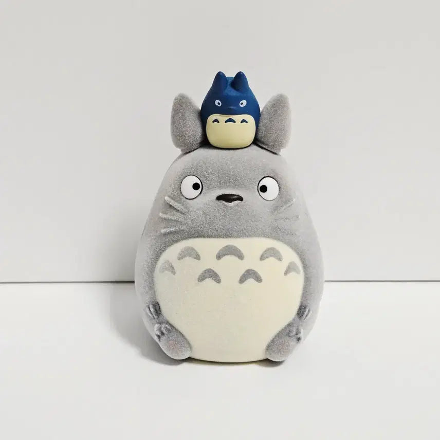 [BUNJANG] Donguri Republic Totoro Flocked Gacha Chuu-Totoro / 지브리 동구리공화국 토토로 플로키 가챠 중토토로