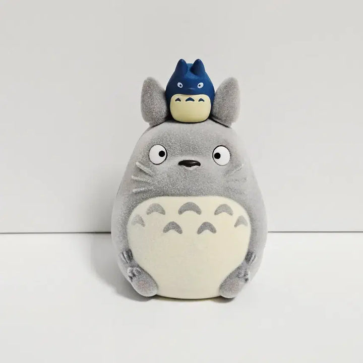 [BUNJANG] Donguri Republic Totoro Flocked Gacha Chuu-Totoro / 지브리 동구리공화국 토토로 플로키 가챠 중토토로