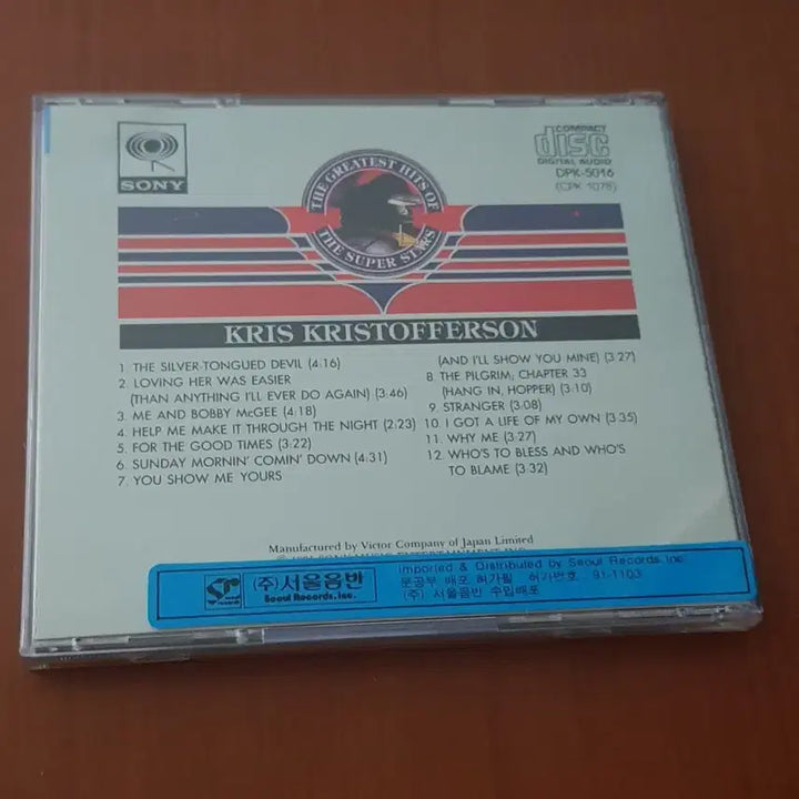 [BUNJANG] Kris Kristofferson Best Songs of Kristofferson Old Pop CD / Kris Kristofferson 베스트 Songs of Kristofferson 올드팝씨디 Oldpopcd 서울음반수입시디