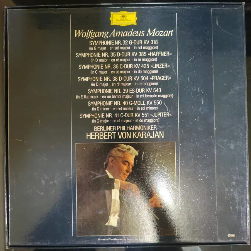 [BUNJANG] Herbert von Karajan Mozart Symphony 3LP Box Set / 카라얀 모차르트 교향곡 3LP 박스세트
