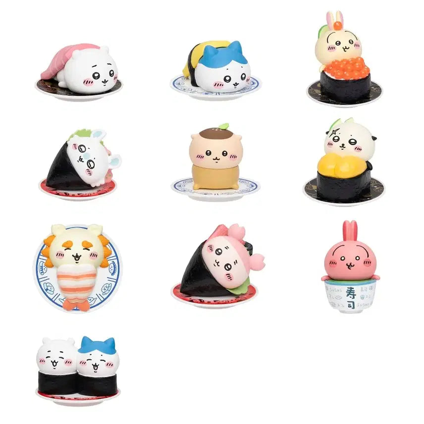 [BUNJANG] Chiikawa Sushi Big Figure Hachiwara (Unsealed) / 새상품)치이카와 스시 초밥 빅 피규어 하치와레