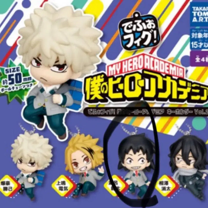 [BUNJANG] My Hero Academia DekaPiG Kaminari Denki Gacha Figure / 히로아카 나의히어로아카데미아 데포피그  세로 가챠