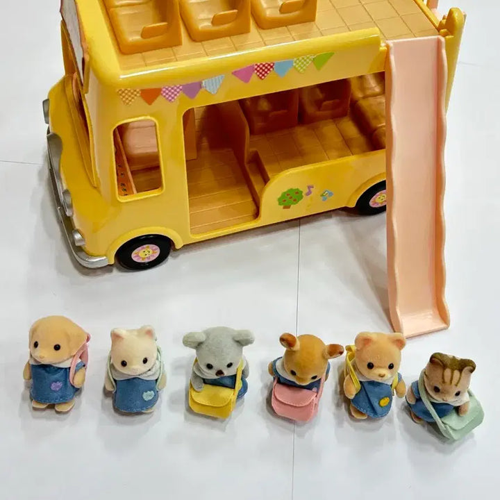 [BUNJANG] Sylvanian Families Kindergarten Bus Set / 실바니안 유치원&amp;버스 세트
