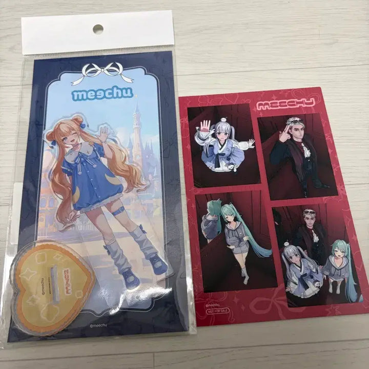 [BUNJANG] Minyoung Acrylic Stand &amp; Photo Set / (급전)미녕이 세트 팝니다!!