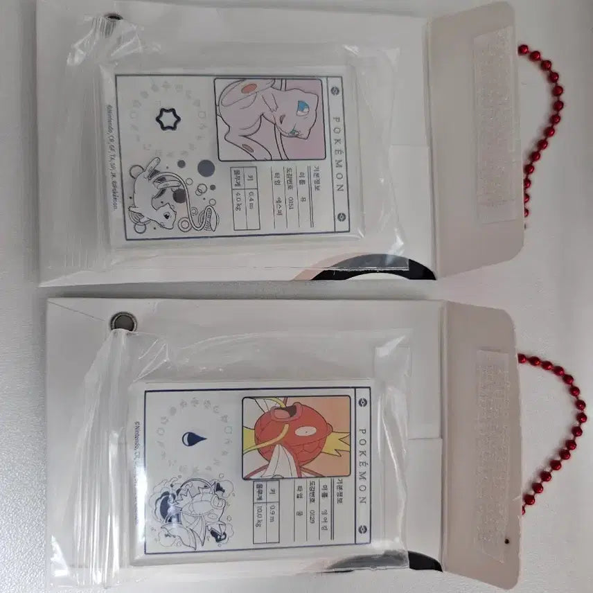 [BUNJANG] Lotte x Pokémon Magnet Set: Mew &amp; Magikarp / 롯데리아 포켓몬 마그넷 뮤 잉어킹 일괄