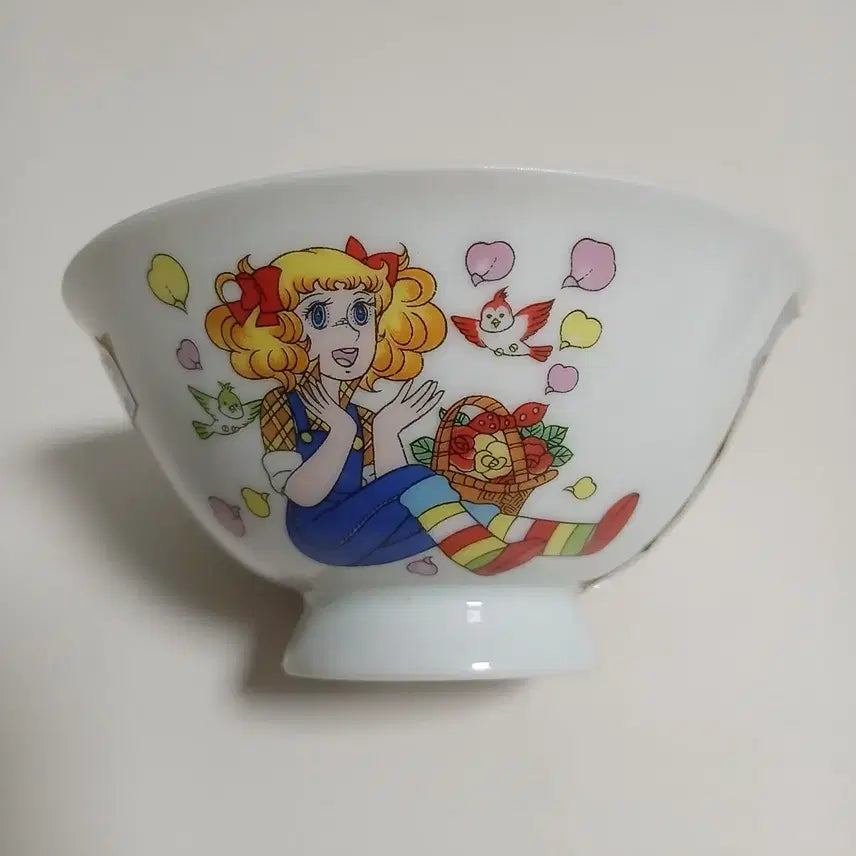 [BUNJANG] Vintage Rose of Versailles Candy Candy Rice Bowl Set / [미사용]일본산 빈티지 들장미소녀 캔디 식기