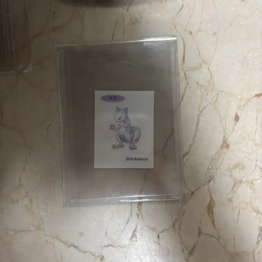 [BUNJANG] Mewtwo Artwork Sticker / 뮤츠 아트워크 띠부실 제시 받습니다 6만원 이상 상태 최상