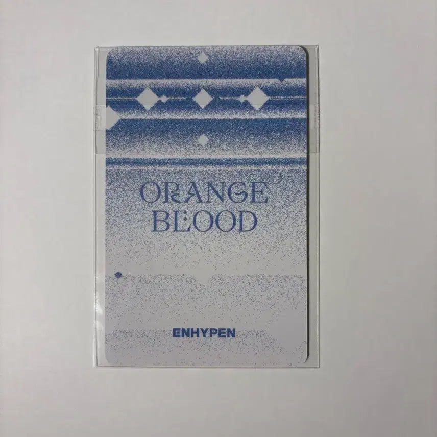 [BUNJANG] ENHYPEN Jungwon Orange Blood Weverse Japan Photocard / 엔하이픈 정원 오렌지블러드 위버스 재팬 포카