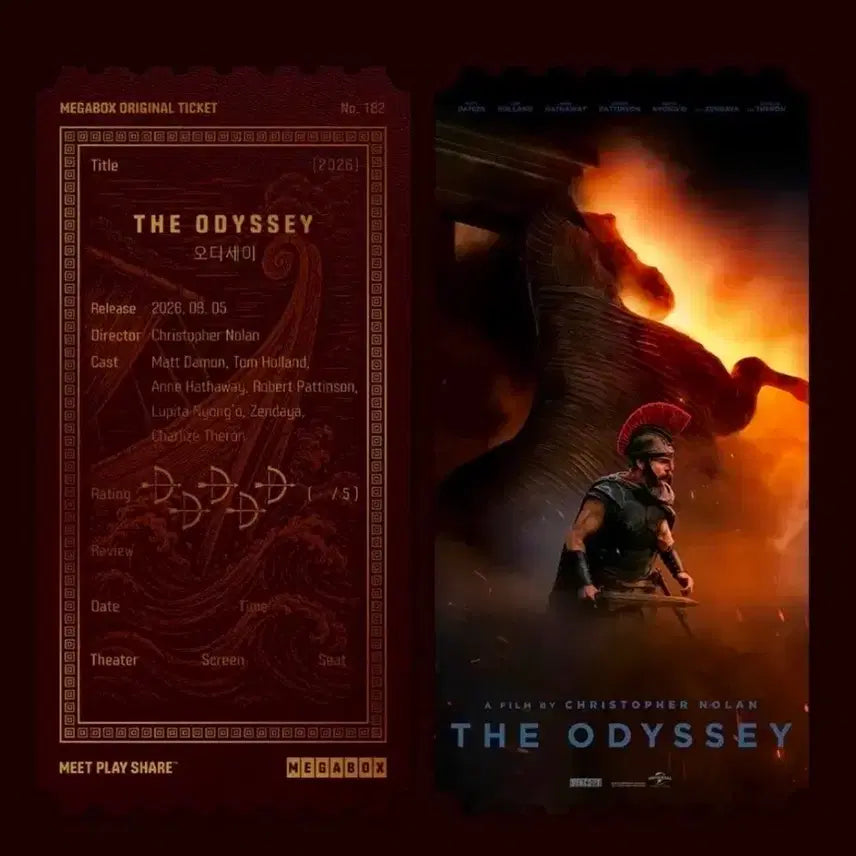 [BUNJANG] Megabox Odyssey Original Ticket / 오디세이 오리지널티켓 OT 메가박스 굿ㅈㄷ