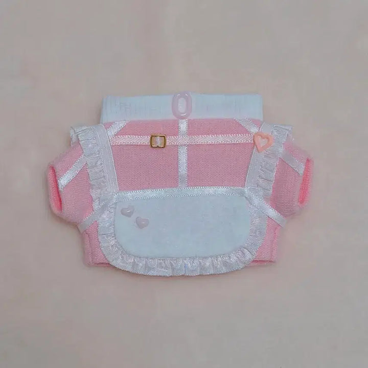 [BUNJANG] Petite Plume 10cm Doll Clothes Jersey Maid Pink (L Size) / 10cm 솜인형옷 Petite plume 져지메이드 핑크 L 사이즈