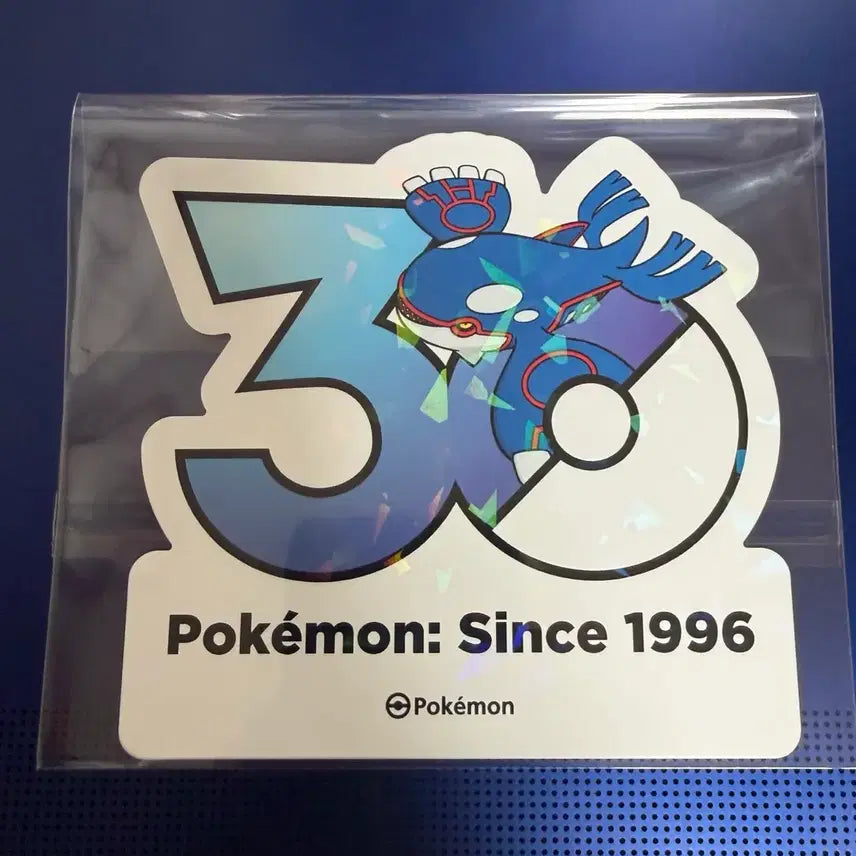 [BUNJANG] Pokemon 30th Anniversary Sticker - Groudon / 포켓몬스터 30주년 스티커 - 가이오가