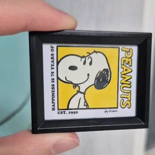 [BUNJANG] Snoopy Peanuts Frame Magnet Gacha Miniature Figure / 스누피 피너츠 프레임 액자 마그넷 가챠 미니어쳐 피규어 인테리어 소품 미니 자석