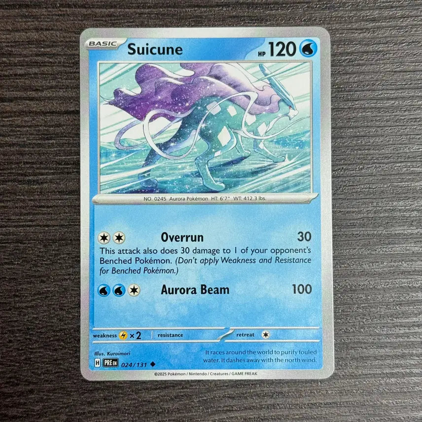 [BUNJANG] Pokemon Card - Suicune - SV: Prismatic Evolutions (PRE) / 포켓몬카드 북미 스이쿤 판매 7-E9