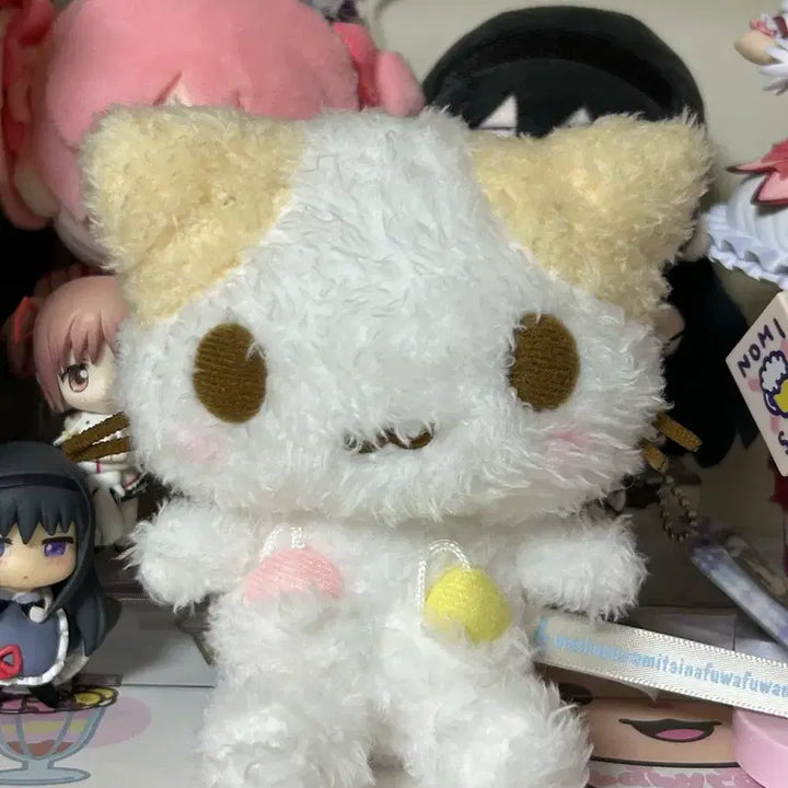 [BUNJANG] Sanrio Cat Gathering Marshmallow Plush Charm / 고양이 모임 산리오 마슈마로 누이 인형 키링(개체 예쁨)