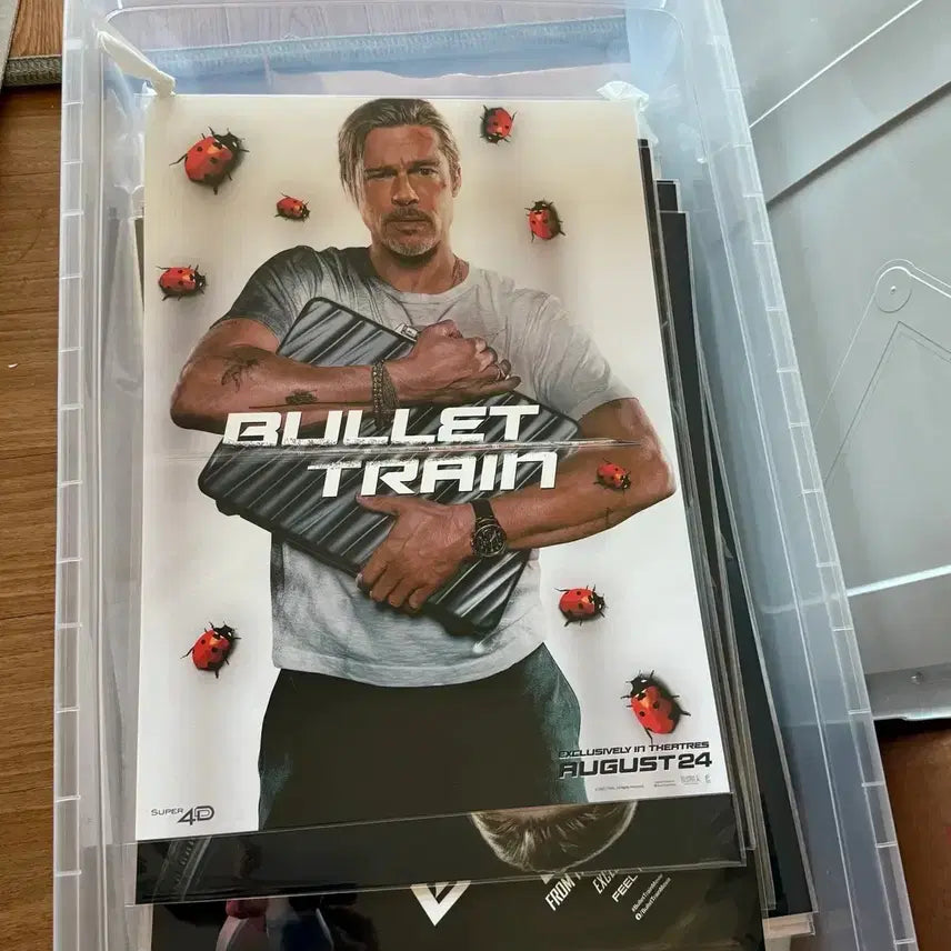 [BUNJANG] Bullet Train 4DX Poster, IMAX, ScreenX, Film Mark, Art Card, Special Ticket, Brad Pitt Movie / 불릿트레인 4DX 포스터 아이맥스 스크린엑스 필름마크 아트카드 스페셜티켓 브래드피트 영화