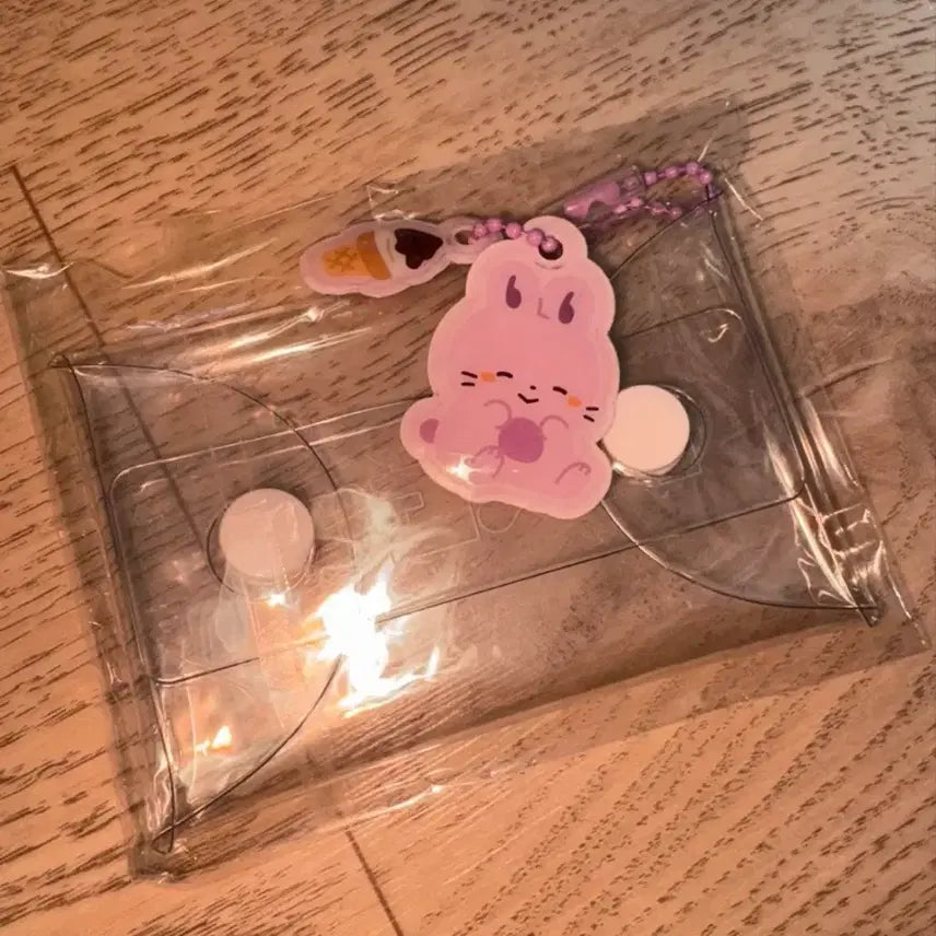 [BUNJANG] Sleepground Suhyun GS Clear Pouch Keyring Set / 잠뜰 수현 gs투명 파우치 키링 세트
