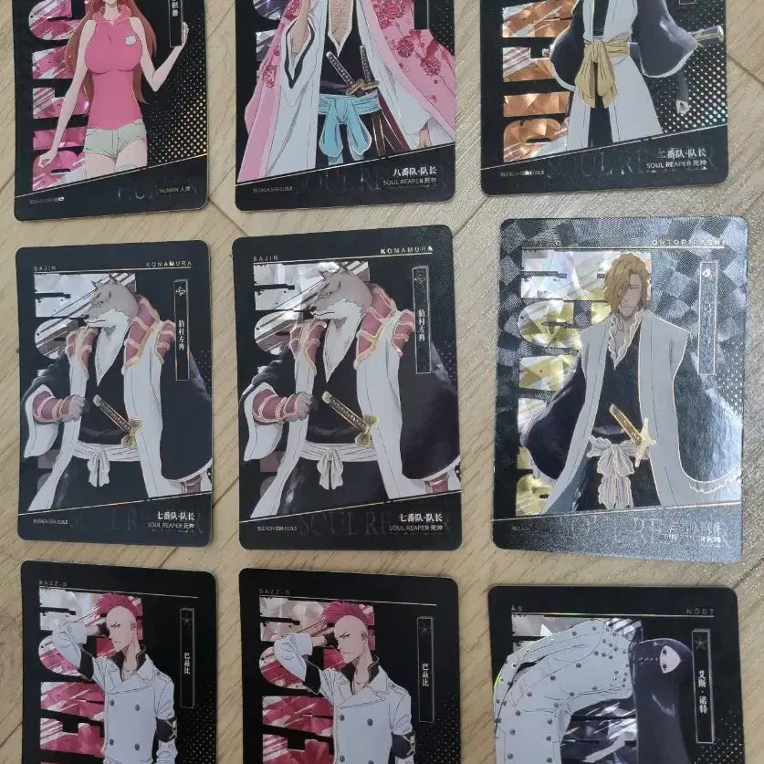 [BUNJANG] Bleach Kayou Thousand-Year Blood War Trading Cards (Set of 19) / 블리치 카유 천년혈전 트레이딩 카드 판매