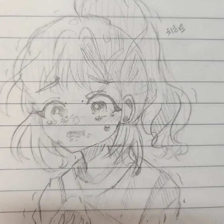 [BUNJANG] Custom Hand-Drawn Character Art Commission / 손그림 커미션