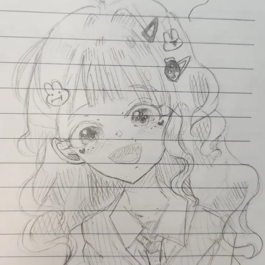 [BUNJANG] Custom Hand-Drawn Character Art Commission / 손그림 커미션