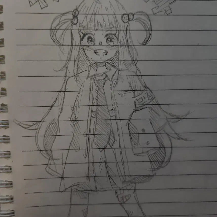 [BUNJANG] Custom Hand-Drawn Character Art Commission / 손그림 커미션