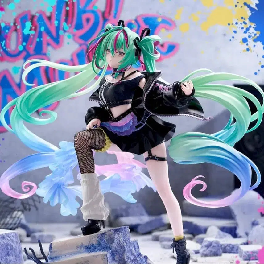 [BUNJANG] Sega Figure-ism Hatsune Miku Punk Ver. Figure (Sealed) / [미개봉]세가 피규어리즘 하츠네 미쿠 펑크 punk 피규어