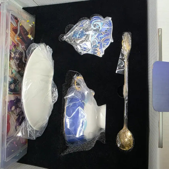 [BUNJANG] Genshin Impact Furina Teacup Set Official Authentic New / 원신 푸리나 찻잔 세트 티세트 공식 정품 새상품