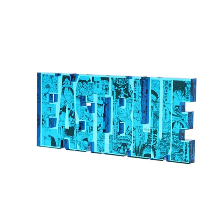 [BUNJANG] Mugiwara Store East Blue Acrylic Block / 원피스 무기와라스토어 공식 이스트블루 아크릴블럭.