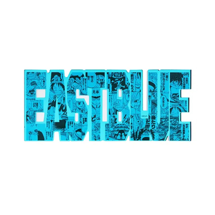 [BUNJANG] Mugiwara Store East Blue Acrylic Block / 원피스 무기와라스토어 공식 이스트블루 아크릴블럭.