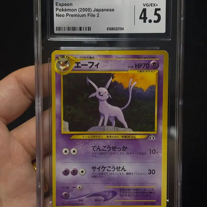 [BUNJANG] Pokemon Eevee 2000 Neo Premium File Promo Card / 포켓몬 카드 에브이 2000년 일본 네오 프리미엄 파일 프로모
