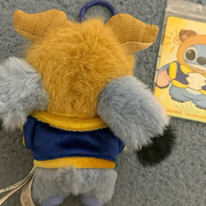 [BUNJANG] Pop Mart Authentic Stitch Plush Keychain (Plush + Card) / 팝마트 정품 스티치 인형키링 (인형+카드)
