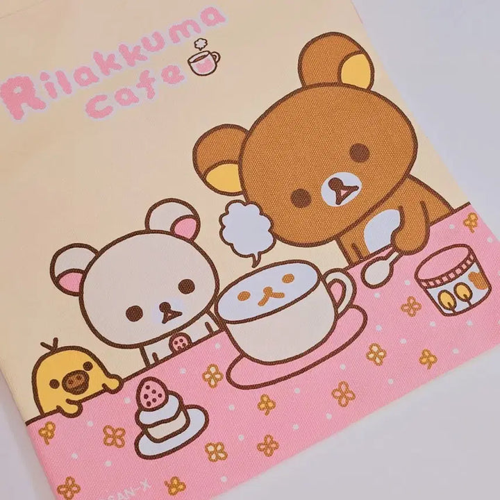 [BUNJANG] Rilakkuma &amp; Korilakkuma Dessert Cafe Version Pouch / 고전 리락쿠마 코리락쿠마 디저트카페버전 파우치