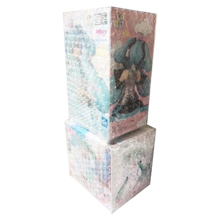 [BUNJANG] Hatsune Miku Chocolates Cinnamonroll Fuwa Fuwa Ver. &amp; Cat Ear T-shirt Figure Set (2 Types, Sealed) / (미개봉) 하츠네 미쿠 쵸코노세 시나모롤 푹 모훗토 VER. &amp; 고양이귀 티셔츠 피규어 2종 일괄 세트