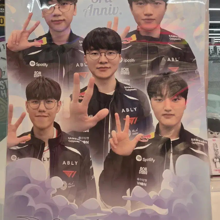 [BUNJANG] T1 2023 Baek-cam Poster Set / T1 베캠 포스터+3주년 포스터