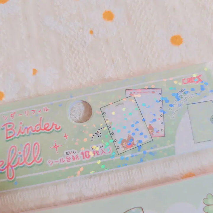 [BUNJANG] Japanese Authentic Monchhichi 6-Hole Binder Inner Pages Sticker Book / 일본정품)몬치치 6공 씰 바인더 속지 스티커북