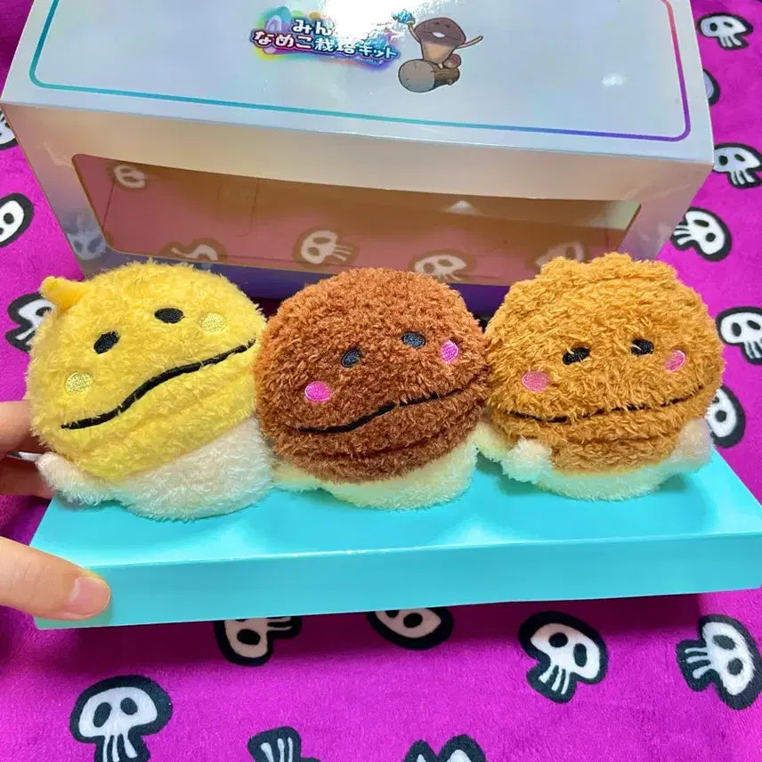 [BUNJANG] Genuine Rare Nameko Cultivation Kit 3 Types Doll Set / 정품]레어 나메코 재배키트 3종 인형세트