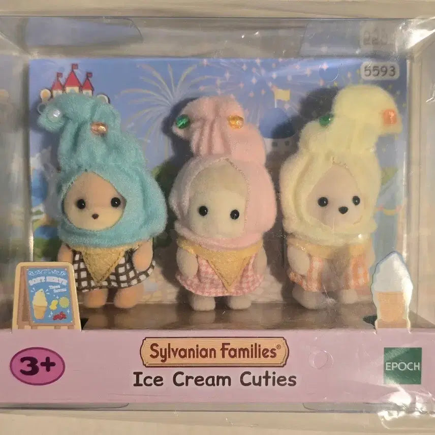 [BUNJANG] Sylvanian Families Ice Cream Trio (5593) / 실바니안 아이스크림 트리오 5593