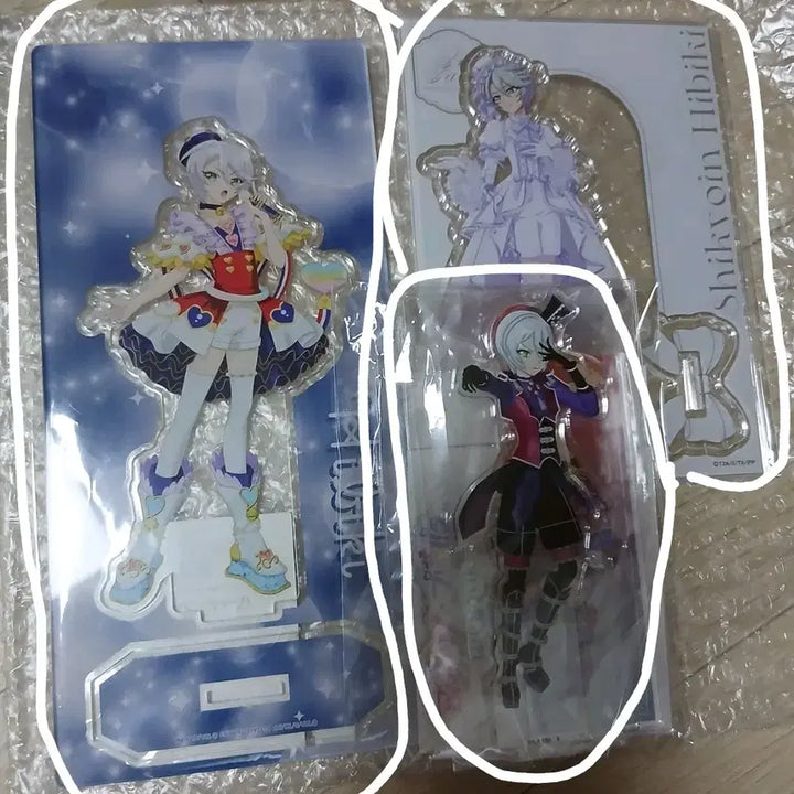 [BUNJANG] Pripara Hibiki Paruru Fuwari Acrylic Stand &amp; Keyring Tricolore / 프리파라 히비키 파루루 후와리 아크릴 스탠드 키링 트리콜로르