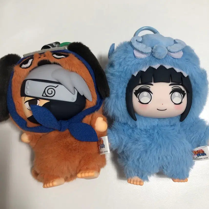 [BUNJANG] Naruto Nabubu Kakashi Hinata Plush Set / 나루토 나부부 카카시 히나타 누이 일괄 판매