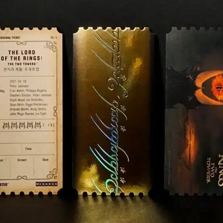 [BUNJANG] The Lord of the Rings Original Ticket Set / 반지의 제왕 오리지날 티켓 3종 오티 일괄 팝니다