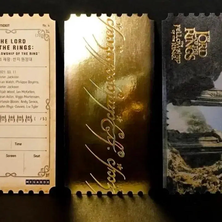 [BUNJANG] The Lord of the Rings Original Ticket Set / 반지의 제왕 오리지날 티켓 3종 오티 일괄 팝니다