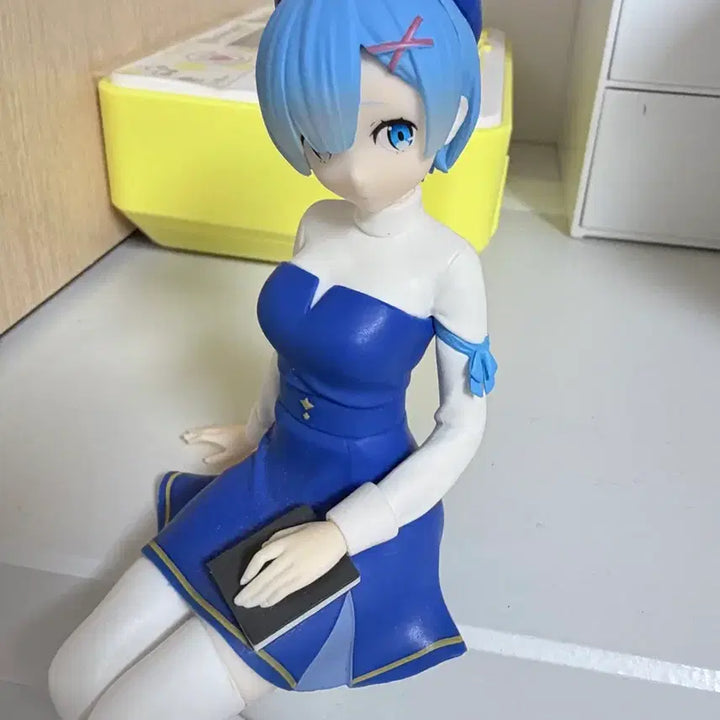 [BUNJANG] Re:Zero Ram Literary Girl Noodle Stopper Figure / 리제로 렘 문학소녀 누들스토퍼 피규어