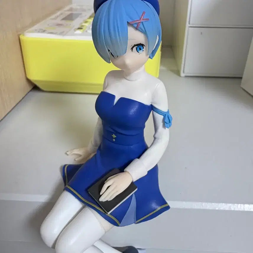 [BUNJANG] Re:Zero Ram Literary Girl Noodle Stopper Figure / 리제로 렘 문학소녀 누들스토퍼 피규어