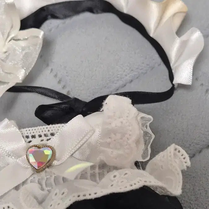 [BUNJANG] 10cm Doll Maid Outfit / 무속성 10cm 솜인형 메이드복 인형옷 처분 판매