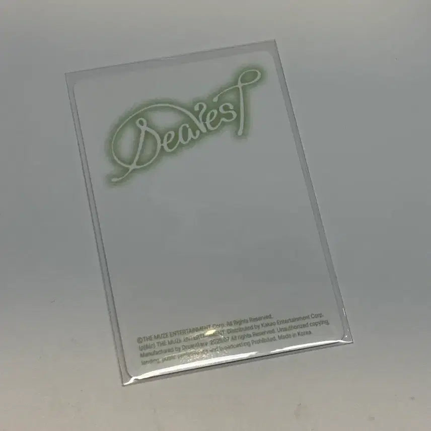 [BUNJANG] Wonie (Wonyoung) Dearest POB Photocard / 리센느 원이 Dearest 미공포 포토카드