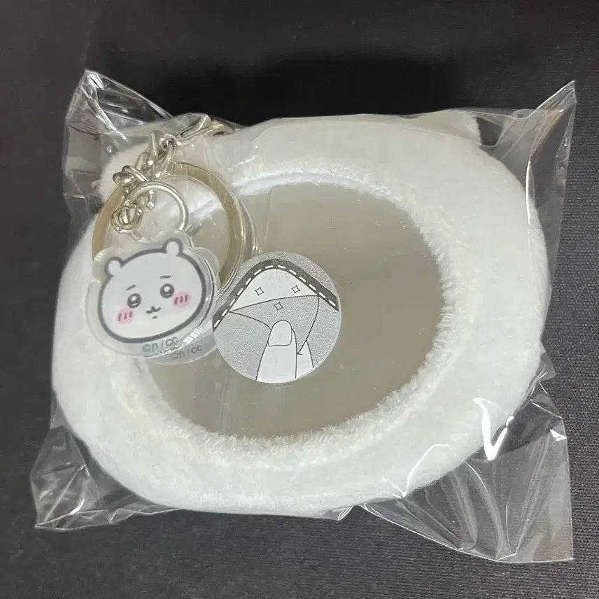 [BUNJANG] Chiikawa Face Mirror Keychain / 치이카와 페이스 거울 키링