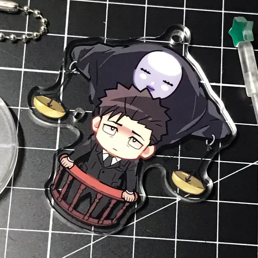 [BUNJANG] Jujutsu Kaisen Higuruma Hiromi Decor Pic Acrylic Keychain / 히구루마 히로미 - 주술회전 사멸회유 데코라 픽 아크릴 키링